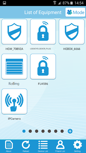 SKY SmartHome Screen 2