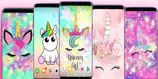 Android application kawaii Unicorn WallpaperS screenshort