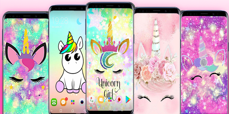 cute unicorn rainbow wallpaper