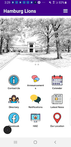 Hamburg School District Screen 2