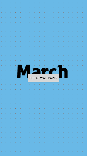 Android application March Wallpaper screenshort