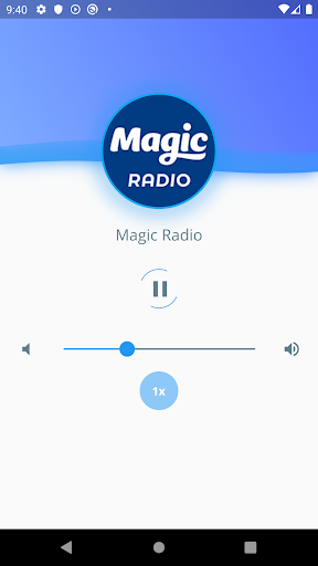 Android application Magic Radio. screenshort