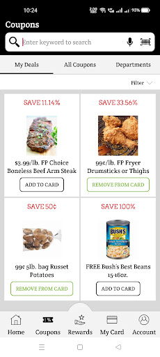 Fiesta Foods Rewards Screen 2