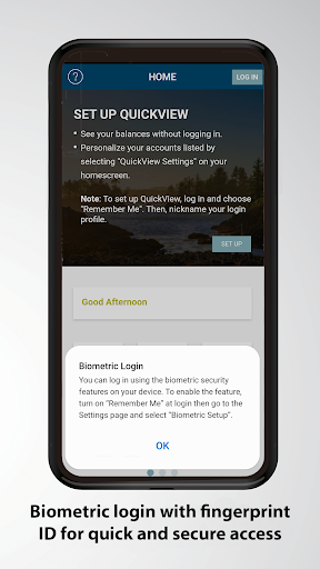 Island Savings Mobile Banking Screen 2