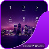 Purple Night Lock Screen icon