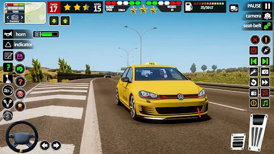 Simulador de jogos de táxi 3d
