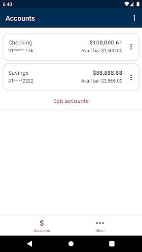 Community First Credit Union Screen 3