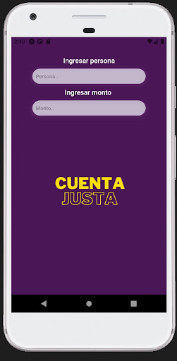 Cuenta Justa Screen 3