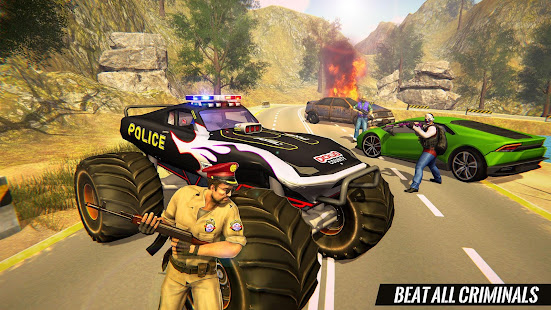 Police Monster Truck Car Games 2.0.16 screenshots 4