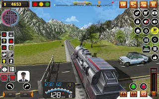 Uphill Train Track Simulator - Screenshot 1