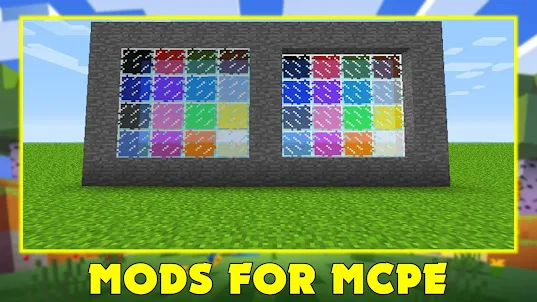 Color Glass Mod for Minecraft