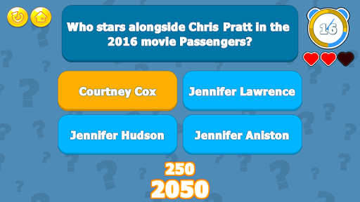 The Movie Trivia Challenge Screen 2