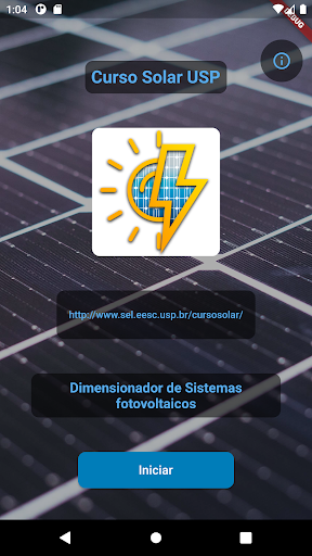 Android application Curso Solar USP screenshort