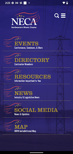 Android application NECA - NE Illinois Chapter screenshort