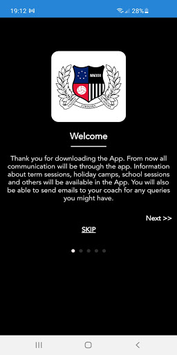 Android application United Strikers Academy screenshort