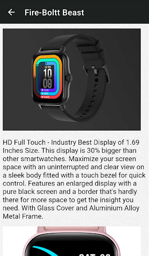 Android application Fire-Boltt Smart Watch Guide screenshort