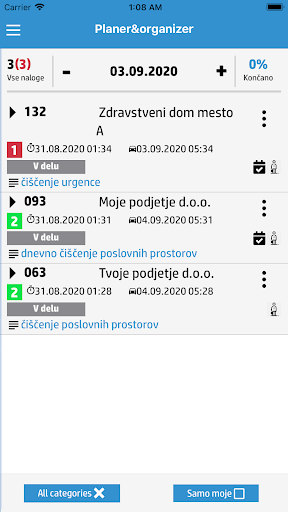 Android application dotBusiness.organizer screenshort