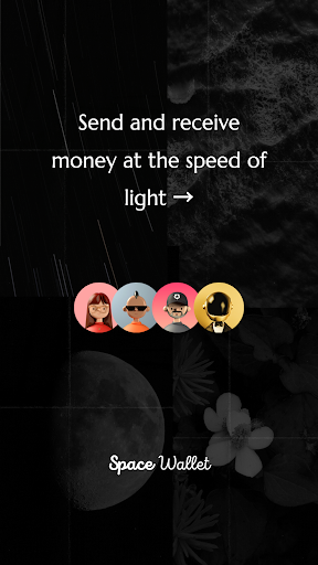 Android application Space Wallet screenshort