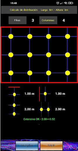 Android application CALCULO DE LUMENES Y LUX screenshort