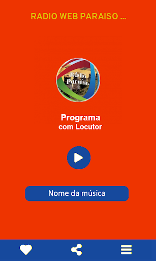 Rádio Web Paraíso Screen 2