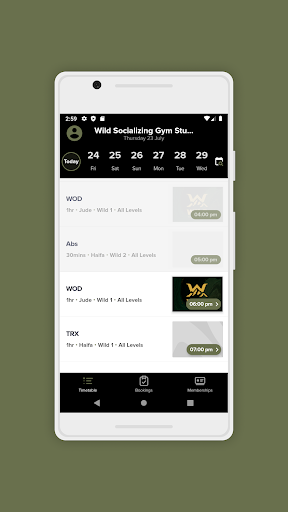 WILD Socializing Gym Studio Screen 2