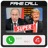 Fake call Putin and Trump icon