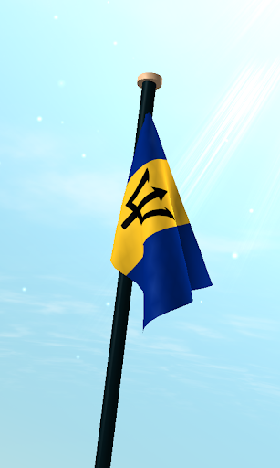 Barbados Flag 3D Wallpaper Screen 3