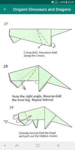 Origami Dinosaur & Dragon Screen 3