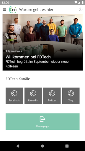 Android application myFDTech screenshort