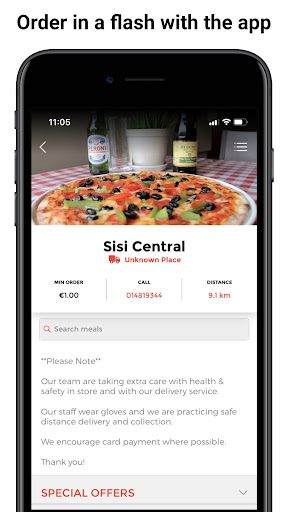 Android application Sisi Central screenshort