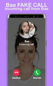Captura 1 NMIXX Bae Fake Call android