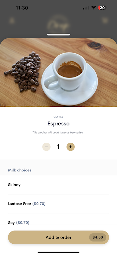 The Drop Espresso Bar Screen 2