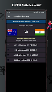 Captura de Pantalla 7 IND vs WI Live Cricket Score android