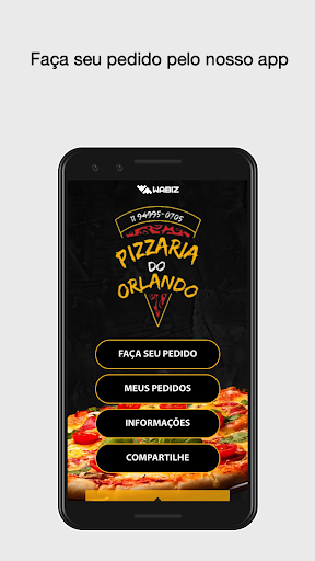 Android application Pizzaria do Orlando screenshort