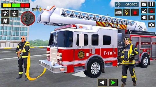 Fire Truck Games: Truck Sim 3D