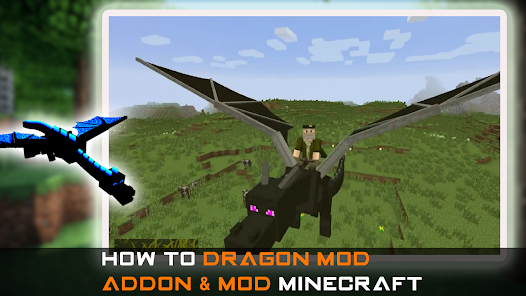 Captura de Pantalla 3 Dragon Mod Addon for Minecraft android