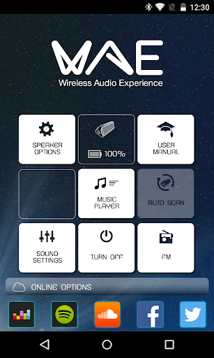 Android application WAE Music screenshort