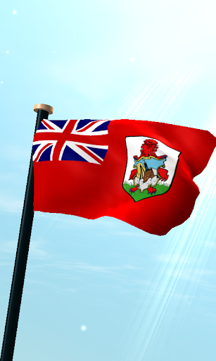 Android application Bermuda Flag 3D Live Wallpaper screenshort