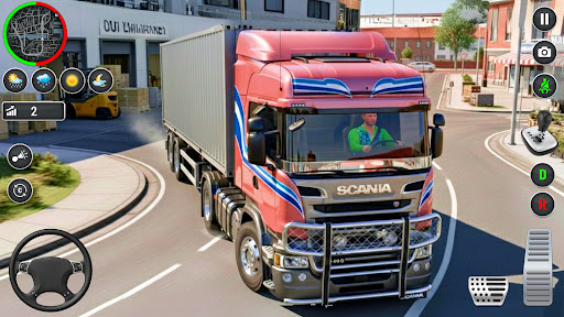 Cargo Trailer Truck Drive Game screenshot 16