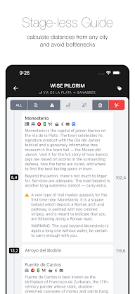 Wise Pilgrim Vía de la Plata screenshot 2