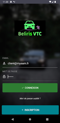 Android application Beliris VTC screenshort