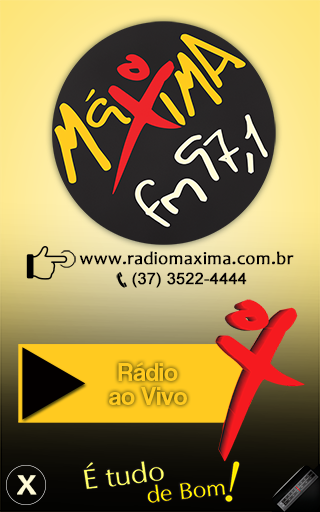 Android application Máxima FM 97,1 screenshort