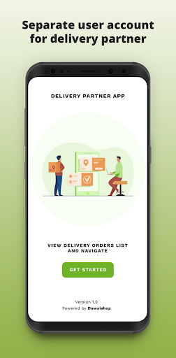 Android application Delivery screenshort