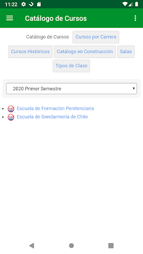 Ucampus Escuela de Gendarmería Screen 2