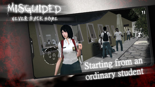 Android application Misguided Never Back Home screenshort