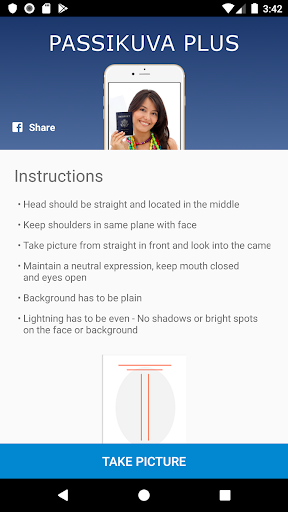 Android application Passikuva Plus screenshort