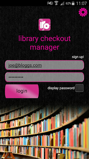 Library Checkout Manager Screen 2