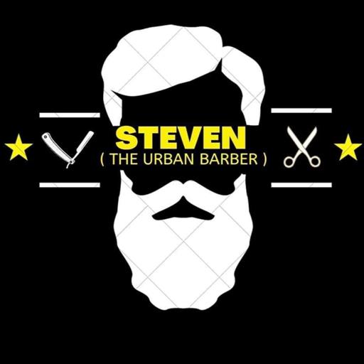 STEVEN (the urban barber) logo