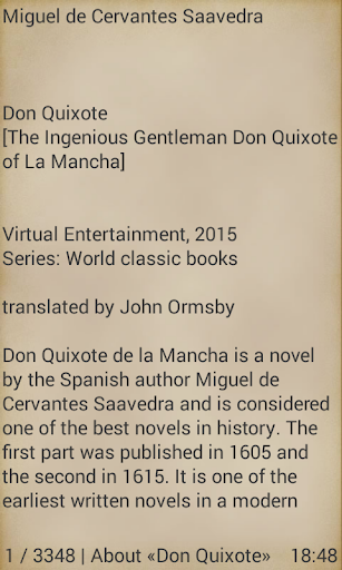 Don Quixote Screen 2