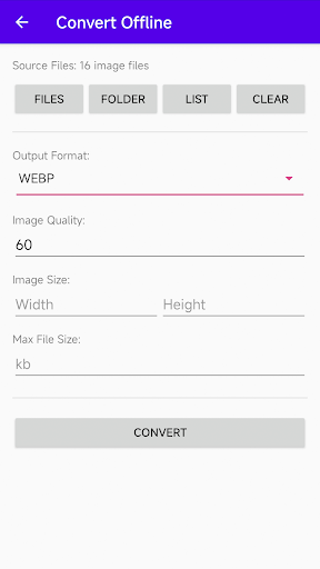 Image Converter Screen 3